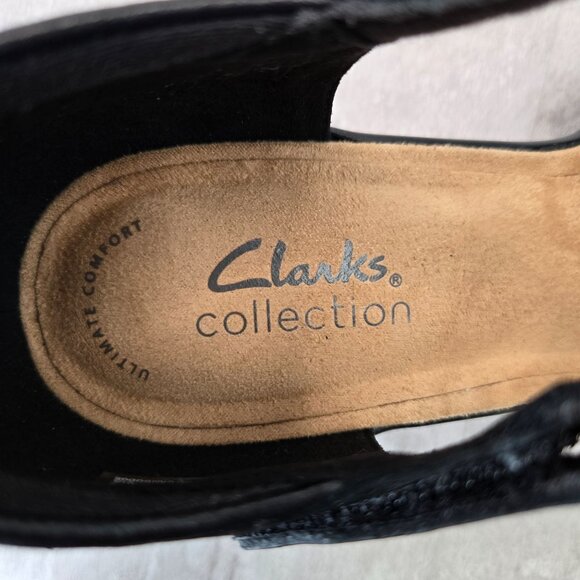 Mary Jane Block Heel Pumps Black Leather Comfort Career Classic Retro Victorian - Picture 10 of 13